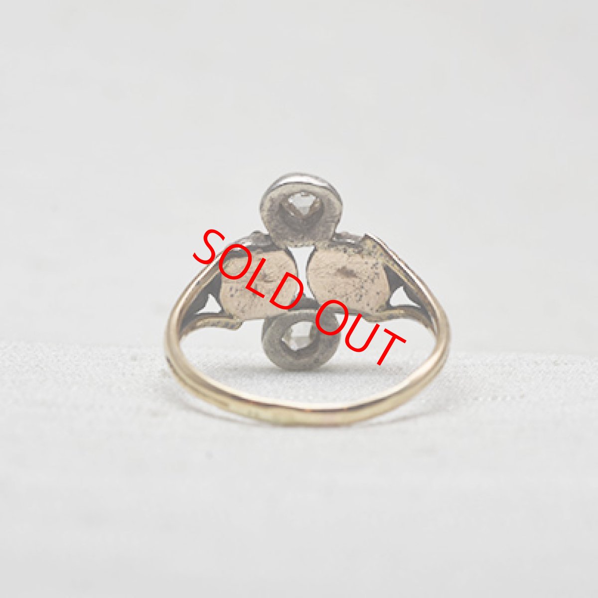 画像3: 18ct. sv.ダイヤモンドリング (3)