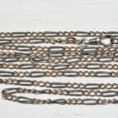 画像2: シルバー・メタル・ニエロネックレス (2)