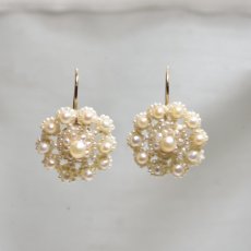 画像1: Sold G.パールイヤリング (1)