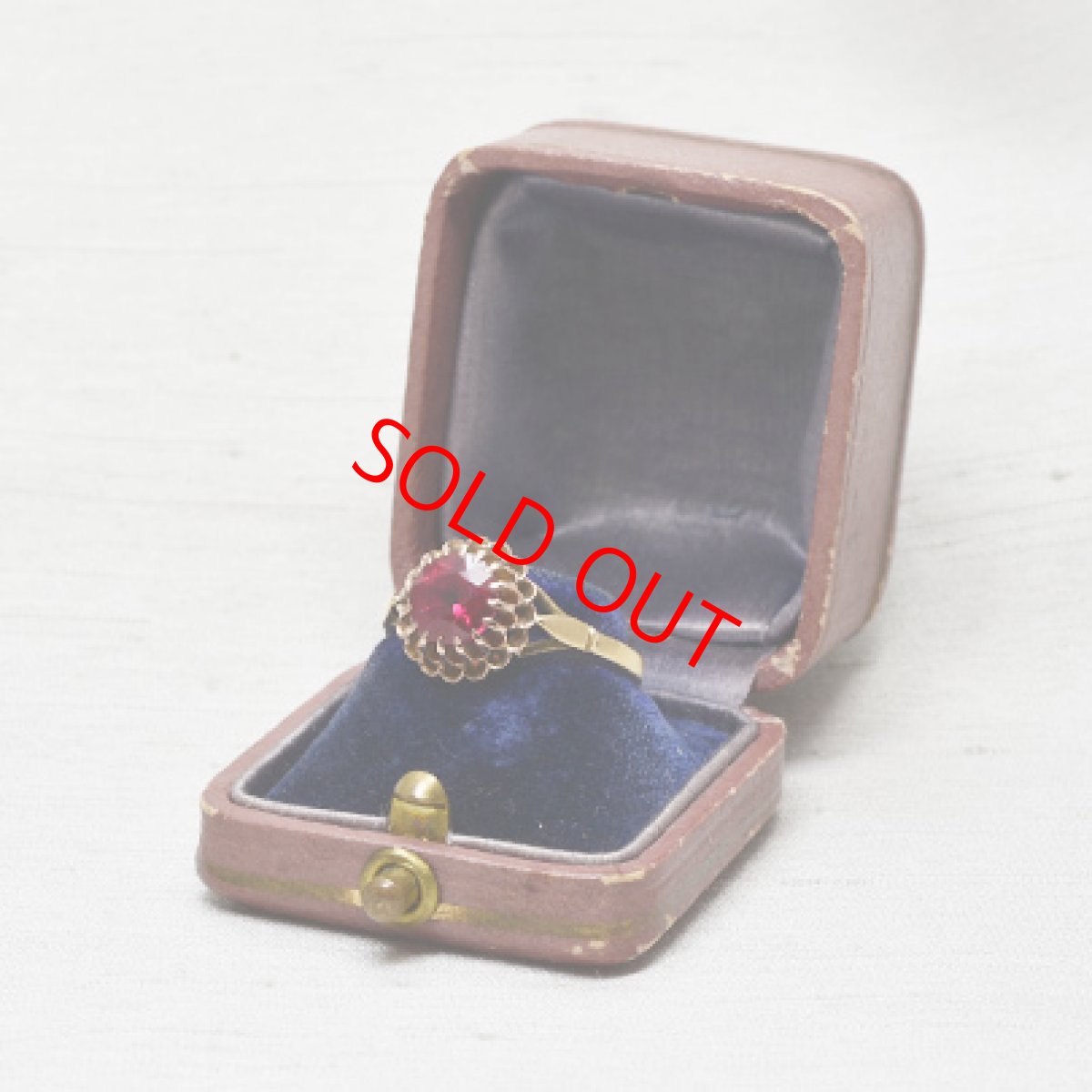 画像5: 18ct.ペーストガラスリング (5)