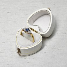 画像8: Sold 18ct,pt・サファイア・ダイヤモンドリング (8)