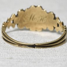 画像6: ゴールド・パール・ガーネットリング (6)