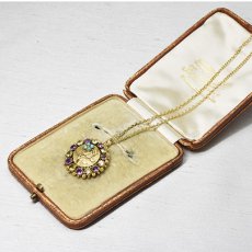 画像5: 19ct,アメシスト・レモンクォーツ・ターコイズペンダント (5)