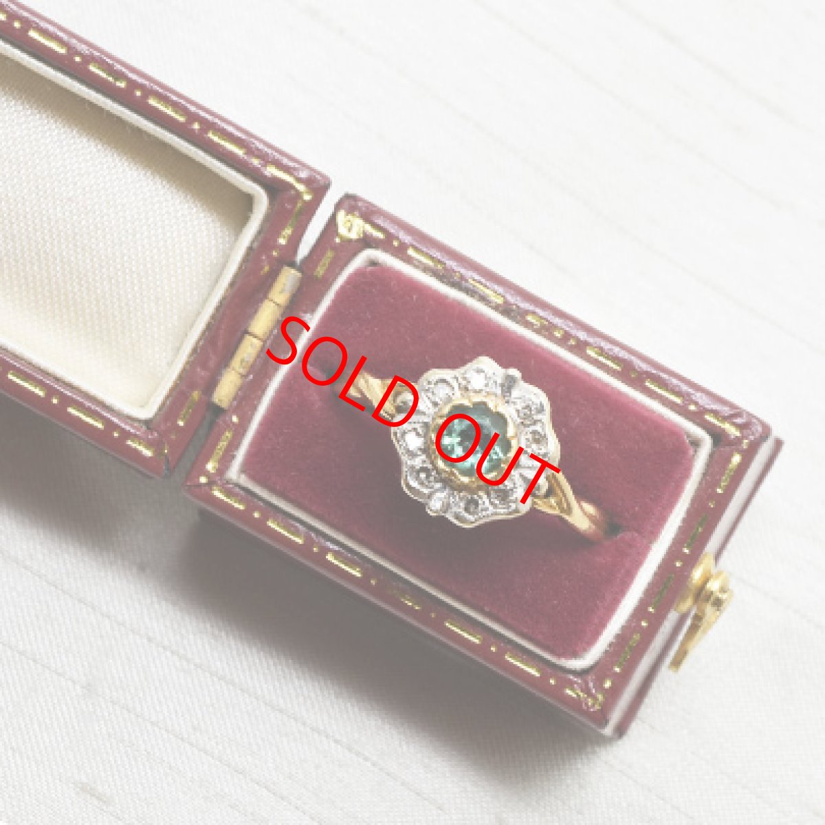 画像6: Sold 18ct.トルマリン ダイヤモンドリング (6)