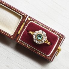 画像6: Sold 18ct.トルマリン ダイヤモンドリング (6)