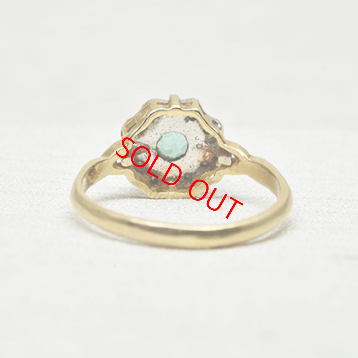 画像3: Sold 18ct.トルマリン ダイヤモンドリング (3)