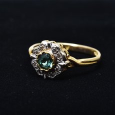 画像5: Sold 18ct.トルマリン ダイヤモンドリング (5)