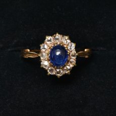 画像9: Sold 14ct.サファイア・ダイヤモンドリング (9)