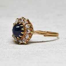画像2: Sold 14ct.サファイア・ダイヤモンドリング (2)