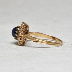 画像3: Sold 14ct.サファイア・ダイヤモンドリング (3)