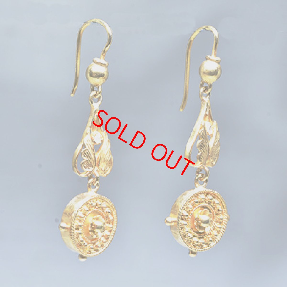 画像2: Sold 18ct,ダイヤモンドイヤリング (2)