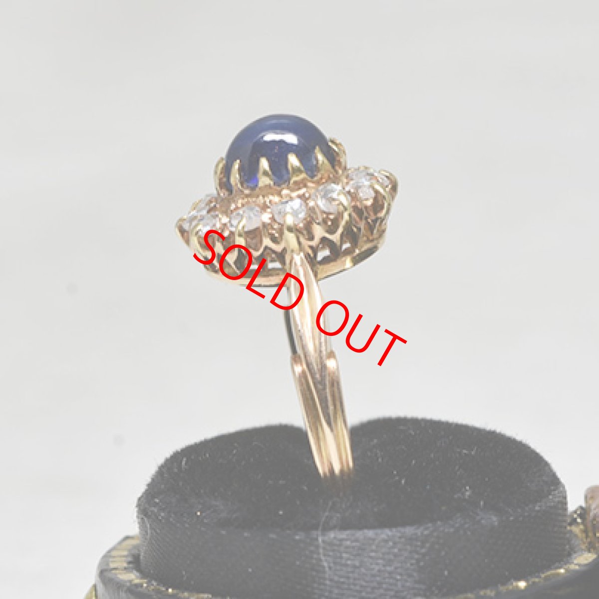 画像7: Sold 14ct.サファイア・ダイヤモンドリング (7)