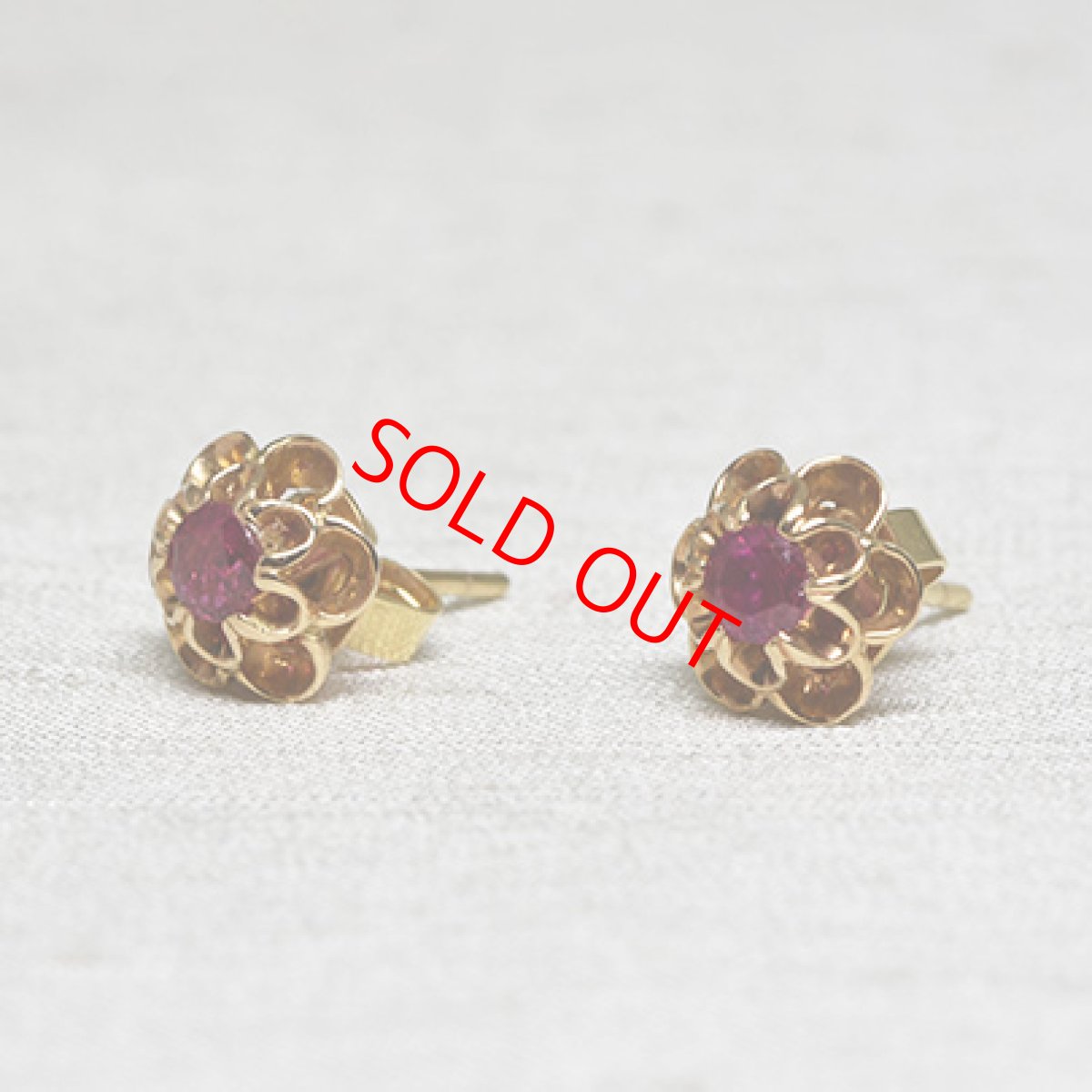 画像2: Sold 17ct,ルビーイヤリング (2)