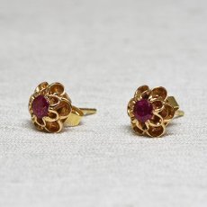 画像2: Sold 17ct,ルビーイヤリング (2)