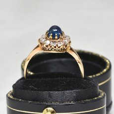 画像6: Sold 14ct.サファイア・ダイヤモンドリング (6)