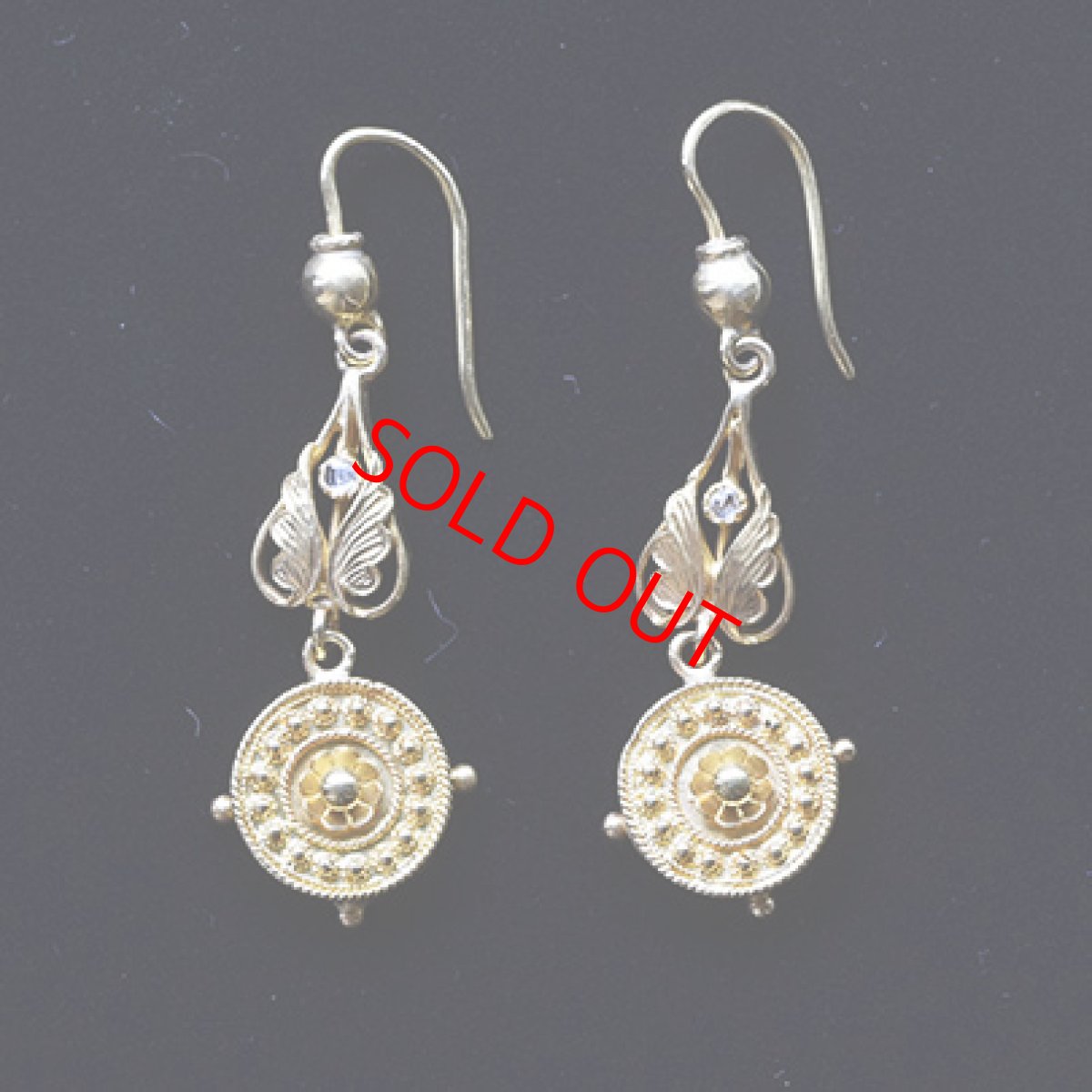 画像5: Sold 18ct,ダイヤモンドイヤリング (5)