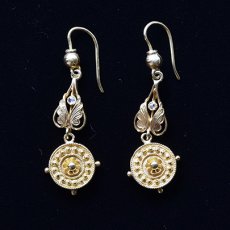 画像5: Sold 18ct,ダイヤモンドイヤリング (5)