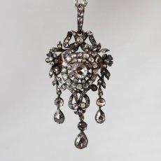 画像1: ゴールド・シルバー・ダイヤモンドペンダント＆ブローチ (1)