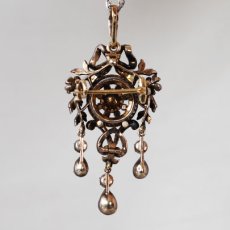 画像2: ゴールド・シルバー・ダイヤモンドペンダント＆ブローチ (2)