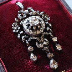 画像5: ゴールド・シルバー・ダイヤモンドペンダント＆ブローチ (5)