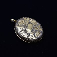 画像4: Sold 14ct.メタルロケットペンダント (4)