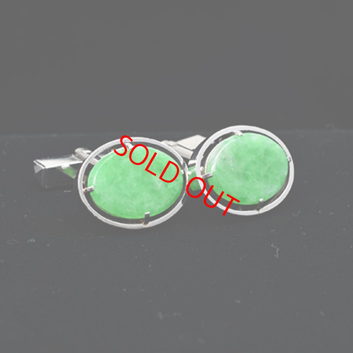 画像4: Sold Pt.翡翠カフリンクス (4)