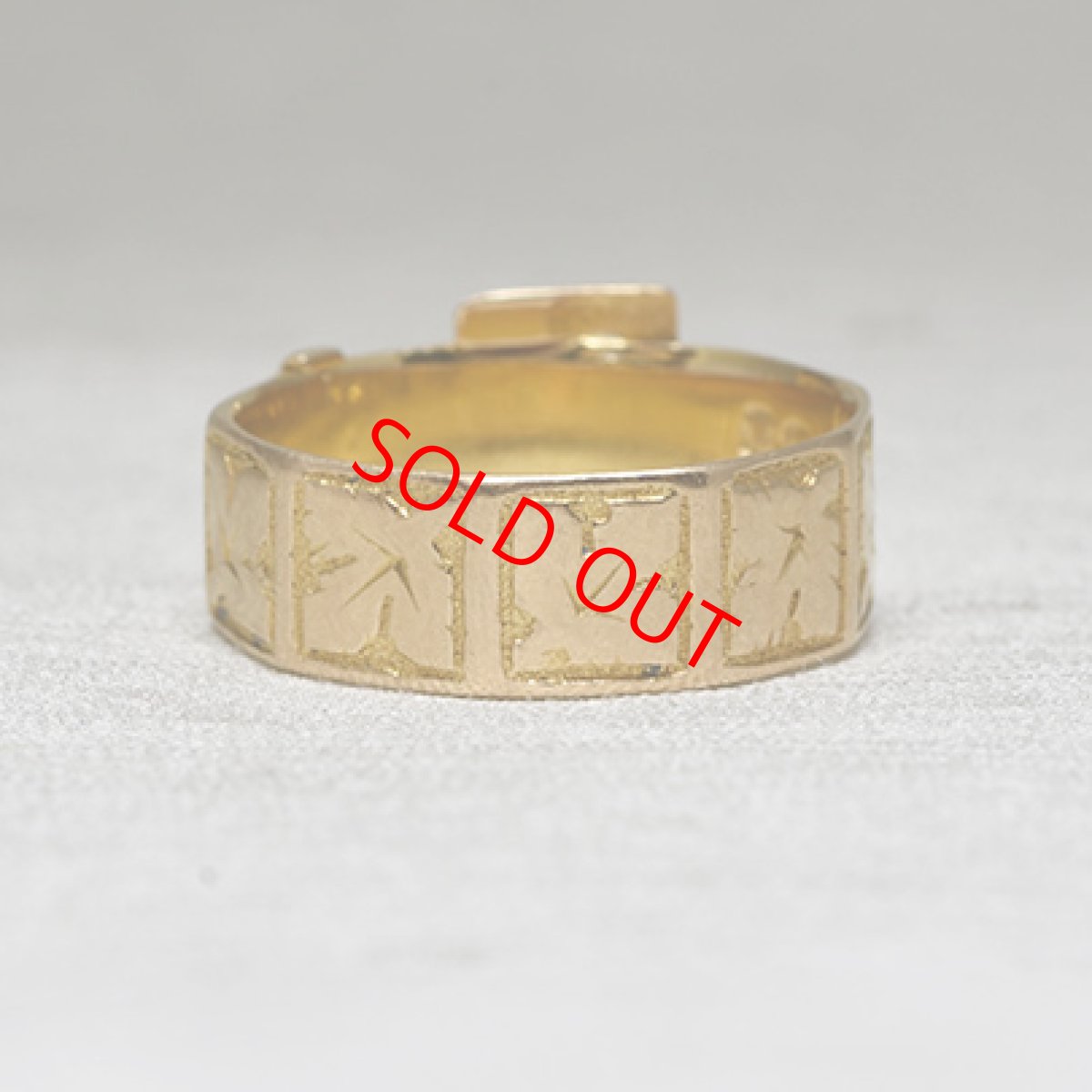 画像4: 18ct,バックルリング　 (4)