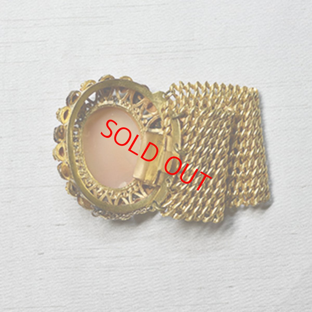 画像4: Sold ピンチベック シャルカメオブレスレット (4)