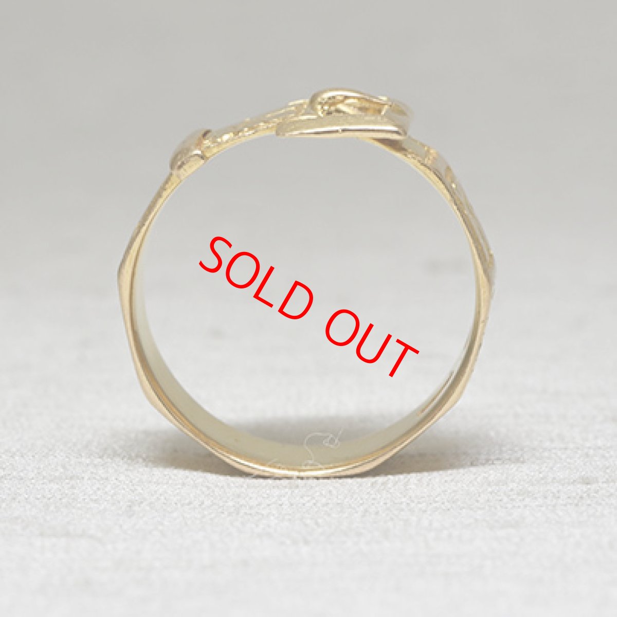 画像7: 18ct,バックルリング　 (7)