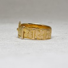 画像3: 18ct,バックルリング　 (3)