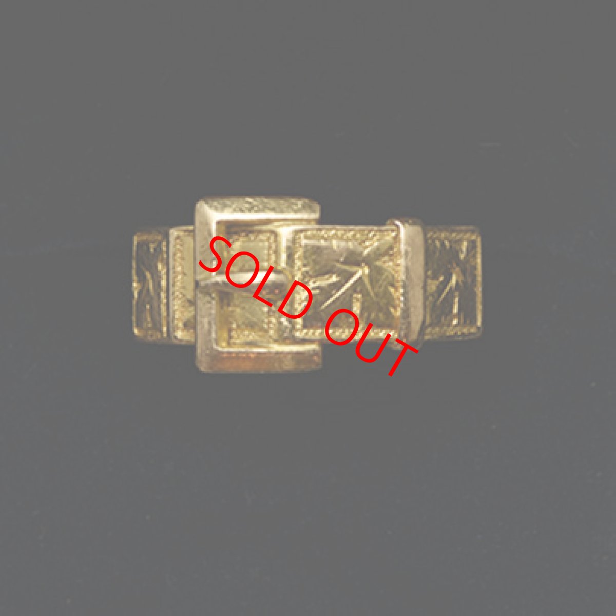 画像8: 18ct,バックルリング　 (8)