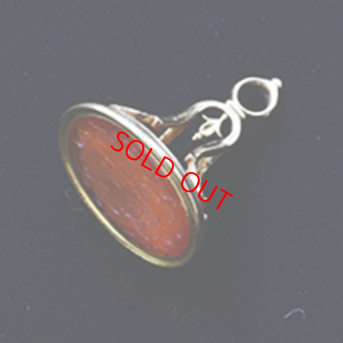 画像6: Sold ゴールドケース コーネリアンシール (6)