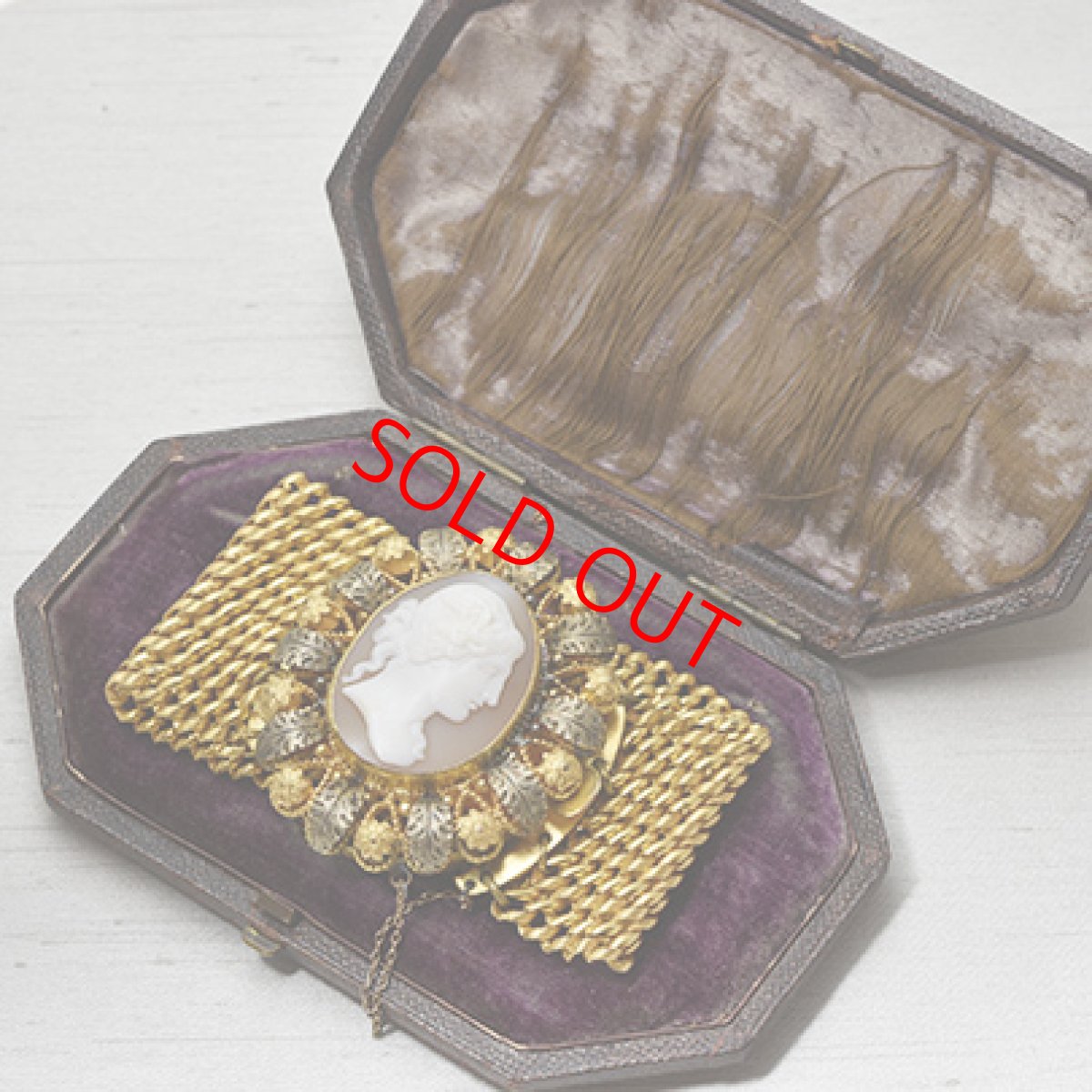 画像7: Sold ピンチベック シャルカメオブレスレット (7)