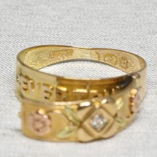 画像1: Sold 18ct,ダイヤモンドリング (1)