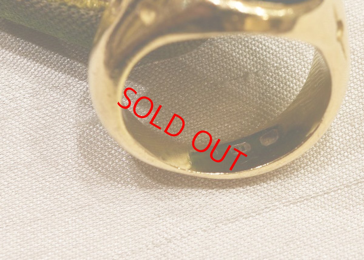 画像8: Sold 18ct.ブラッドストーンインタリオリング (8)