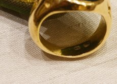 画像8: Sold 18ct.ブラッドストーンインタリオリング (8)