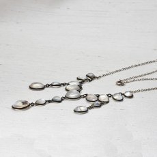 画像4: Sold シルバー・ムーンストーンネックレス (4)