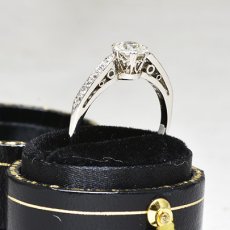 画像8: プラチナ・ダイヤモンドリング (8)