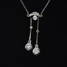 画像6: ゴールド・（プラチナ）・ダイヤモンドネックレス (6)