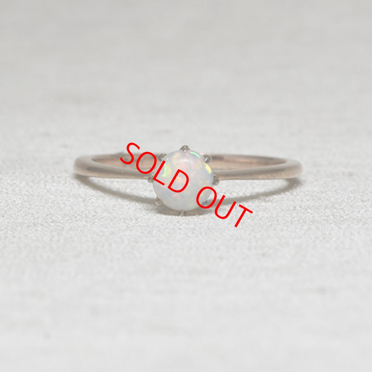 画像1: Sold 9ct,オパールリング (1)