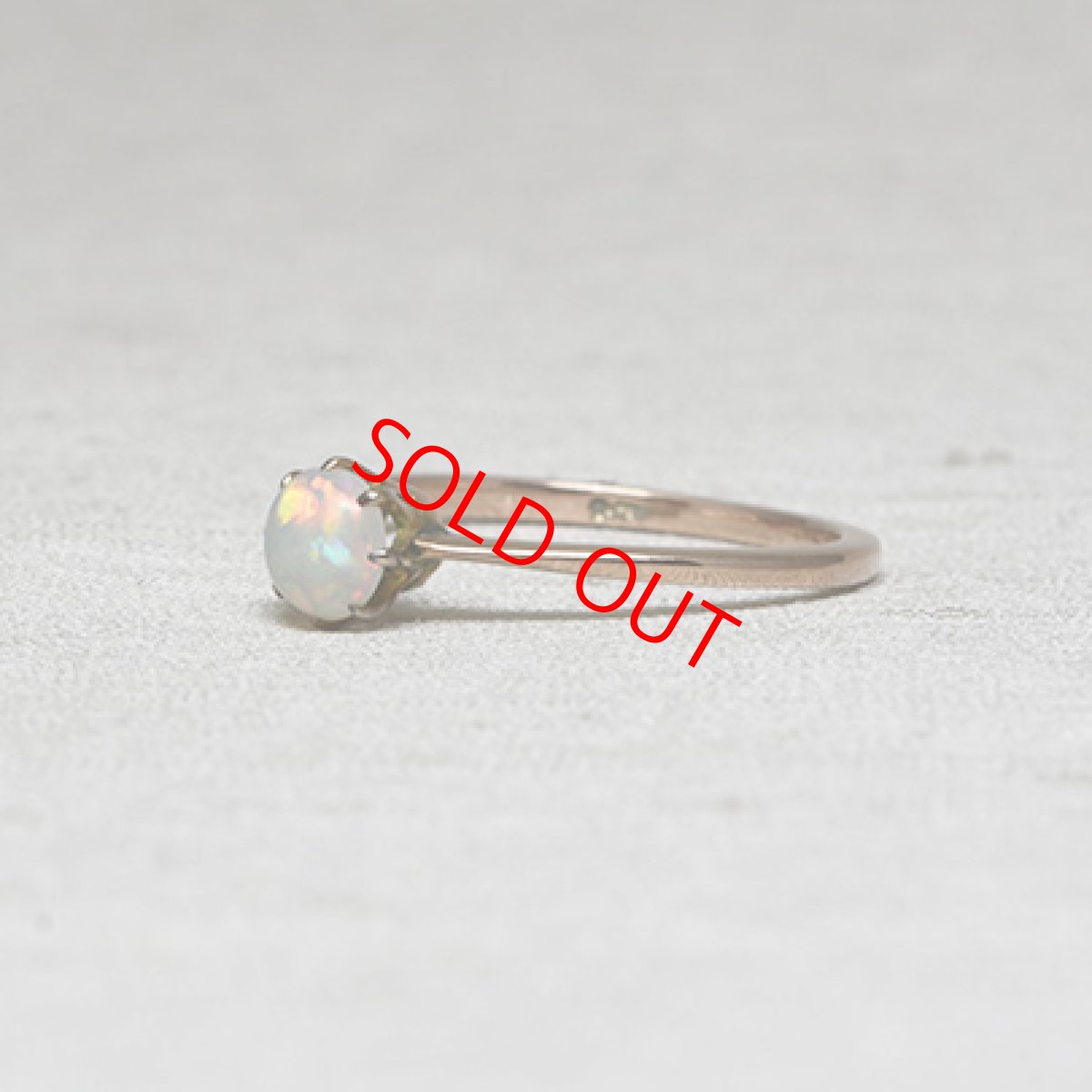画像2: Sold 9ct,オパールリング (2)