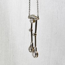 画像2: ゴールド・（プラチナ）・ダイヤモンドネックレス (2)