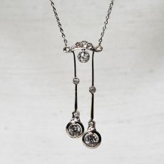 画像1: ゴールド・（プラチナ）・ダイヤモンドネックレス (1)