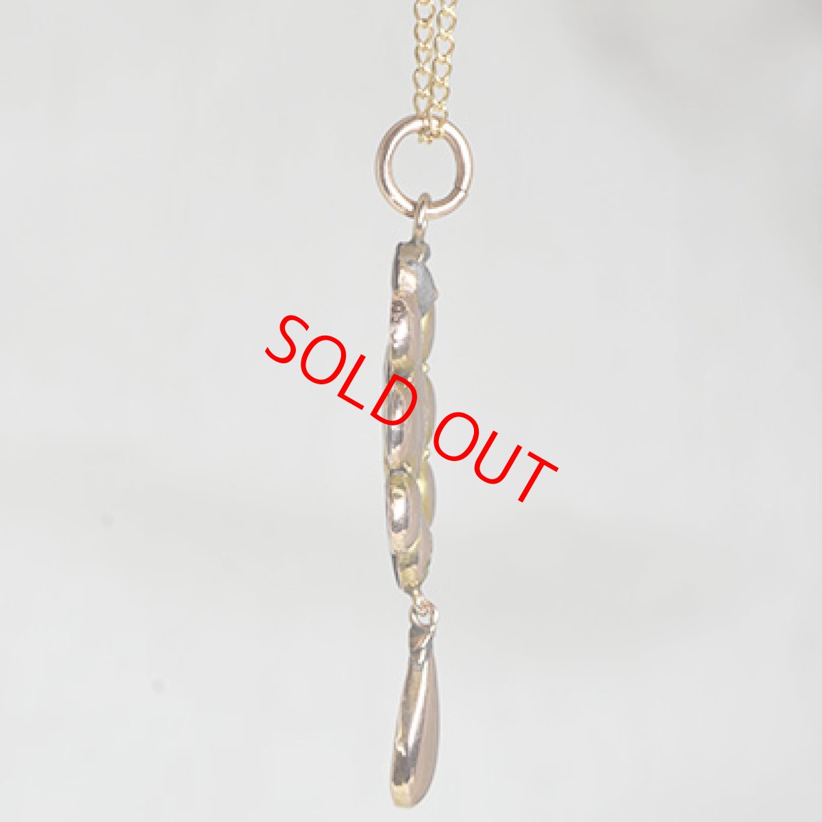 画像2: 9ct.ガーネットペンダント (2)