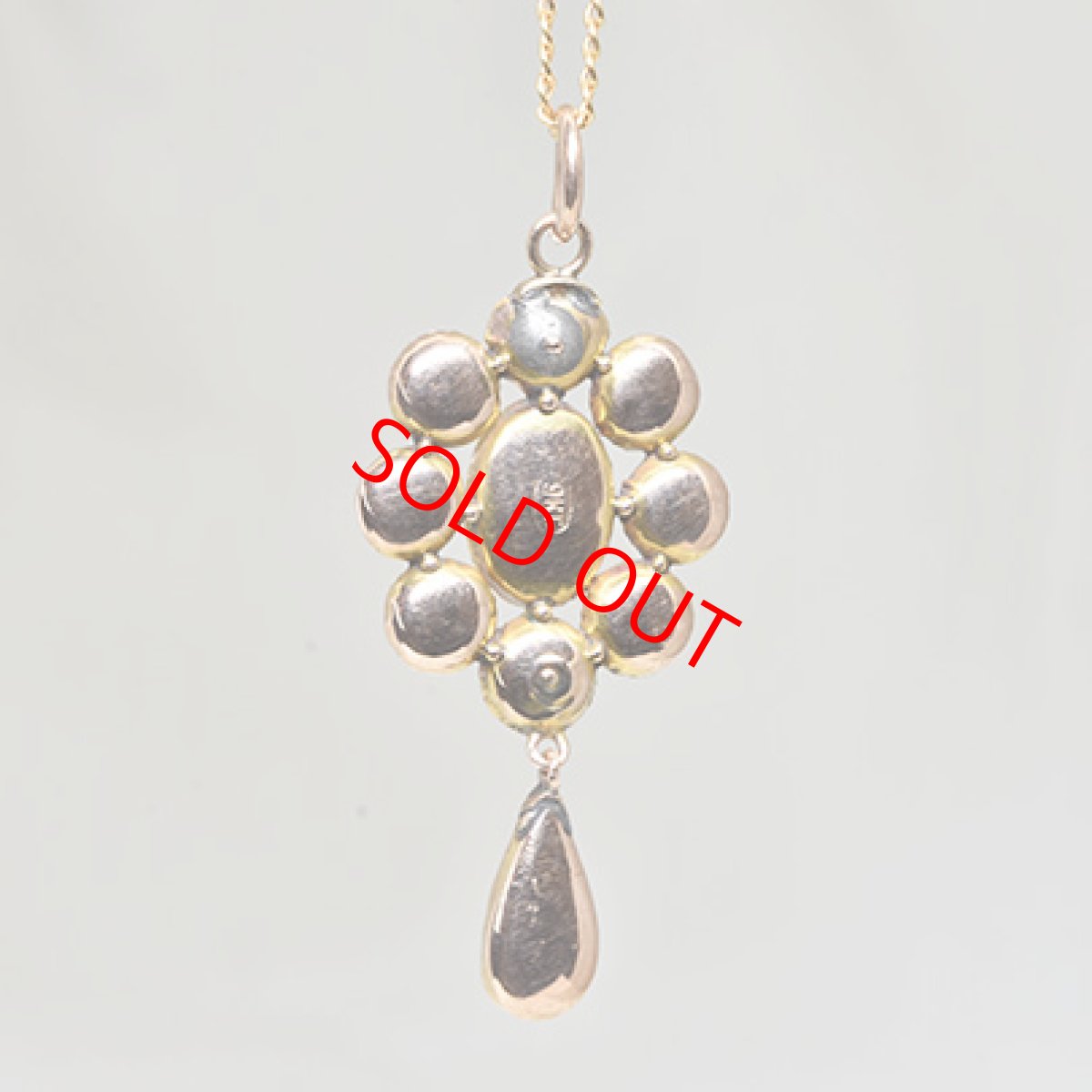 画像3: 9ct.ガーネットペンダント (3)