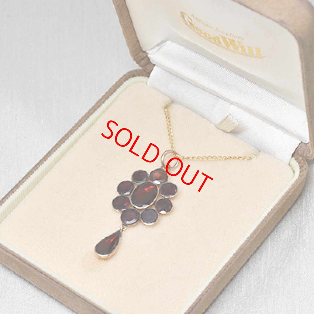 画像6: 9ct.ガーネットペンダント (6)