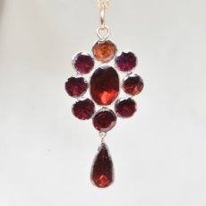 画像4: 9ct.ガーネットペンダント (4)