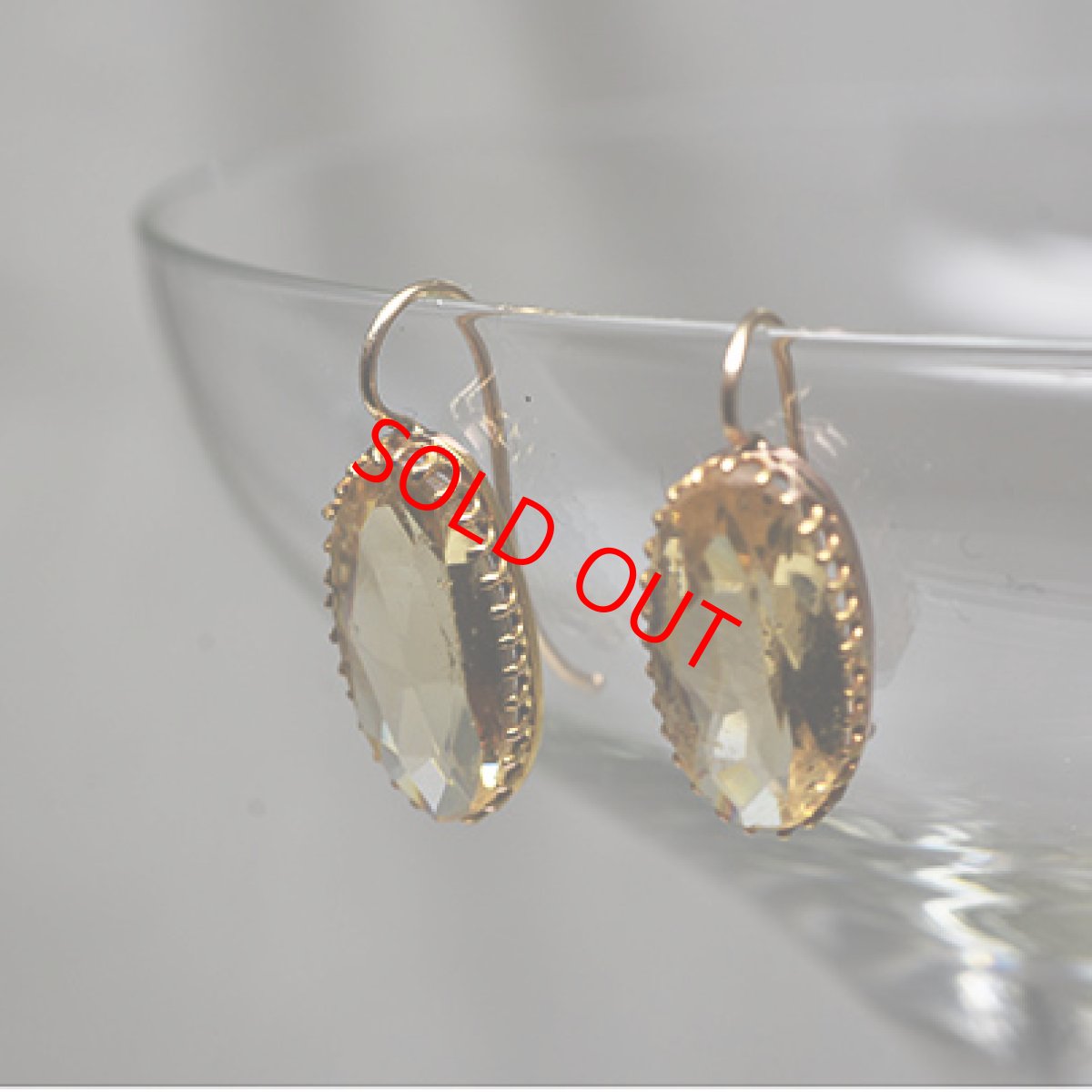 画像5: Sold ゴールド・シトリンイヤリング (5)