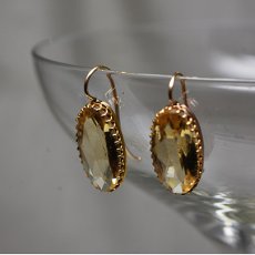 画像5: Sold ゴールド・シトリンイヤリング (5)