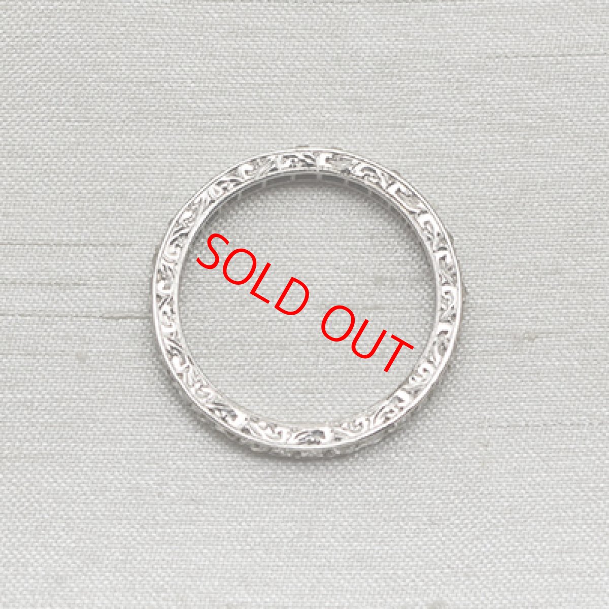 画像7: Sold（Pt）・ダイヤモンド・エタニティリング (7)